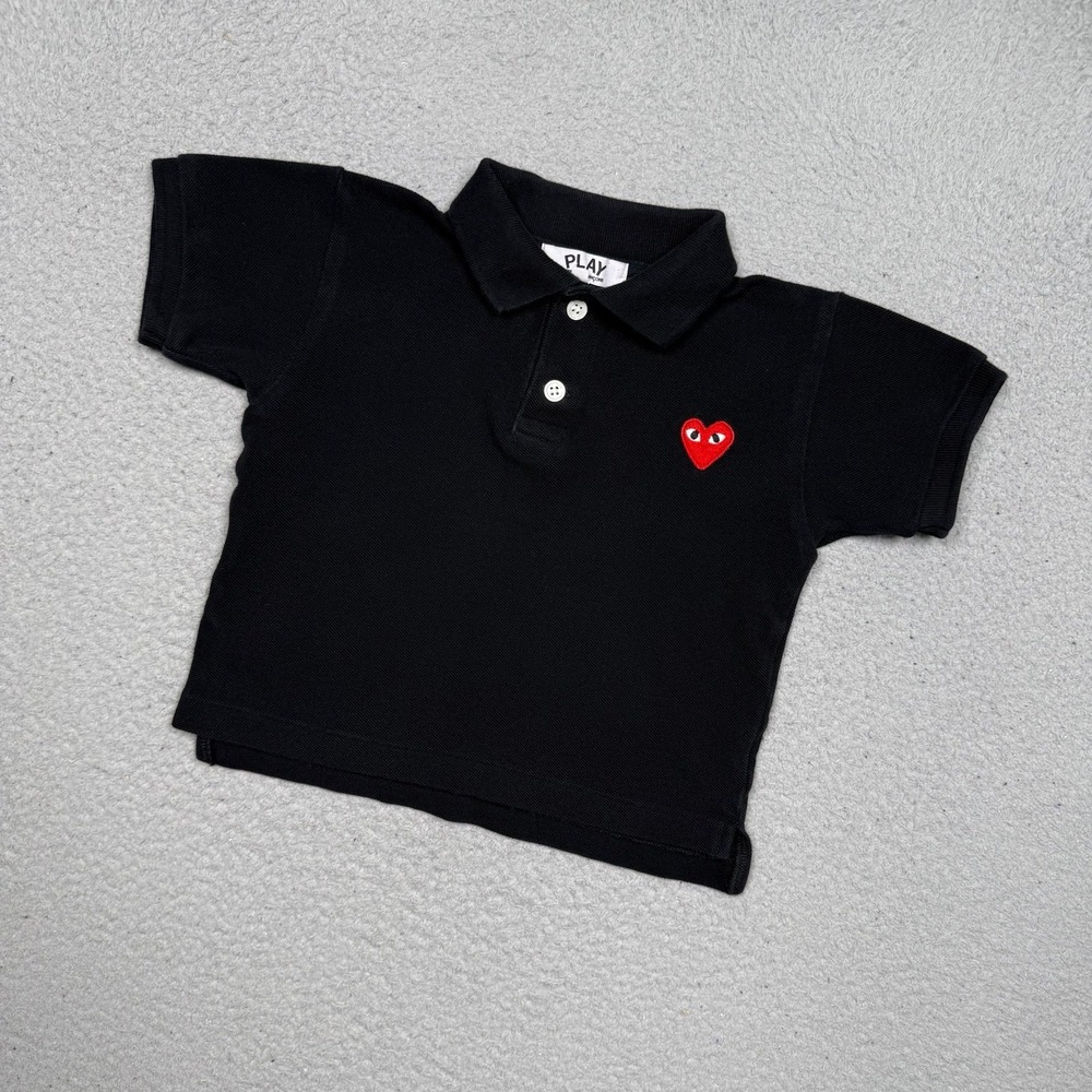 Kids Comme Des Garcons CDG Play Polo Shirt